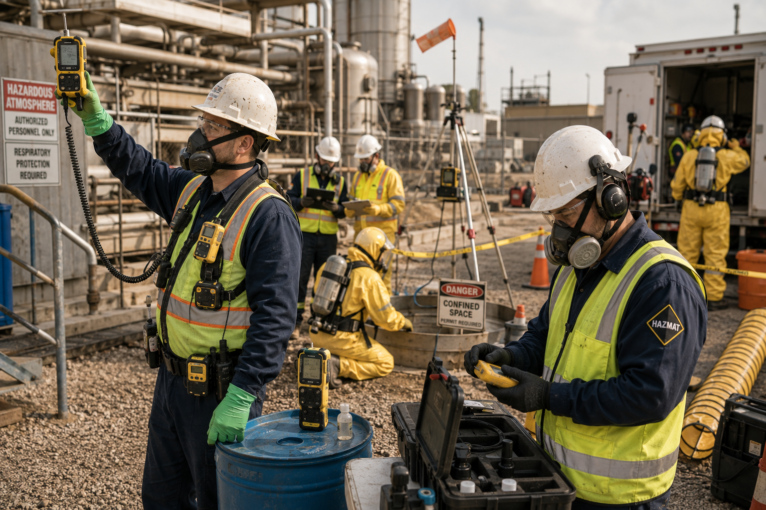 Air Monitoring with Emphasis on Direct Reading Real Time Monitors