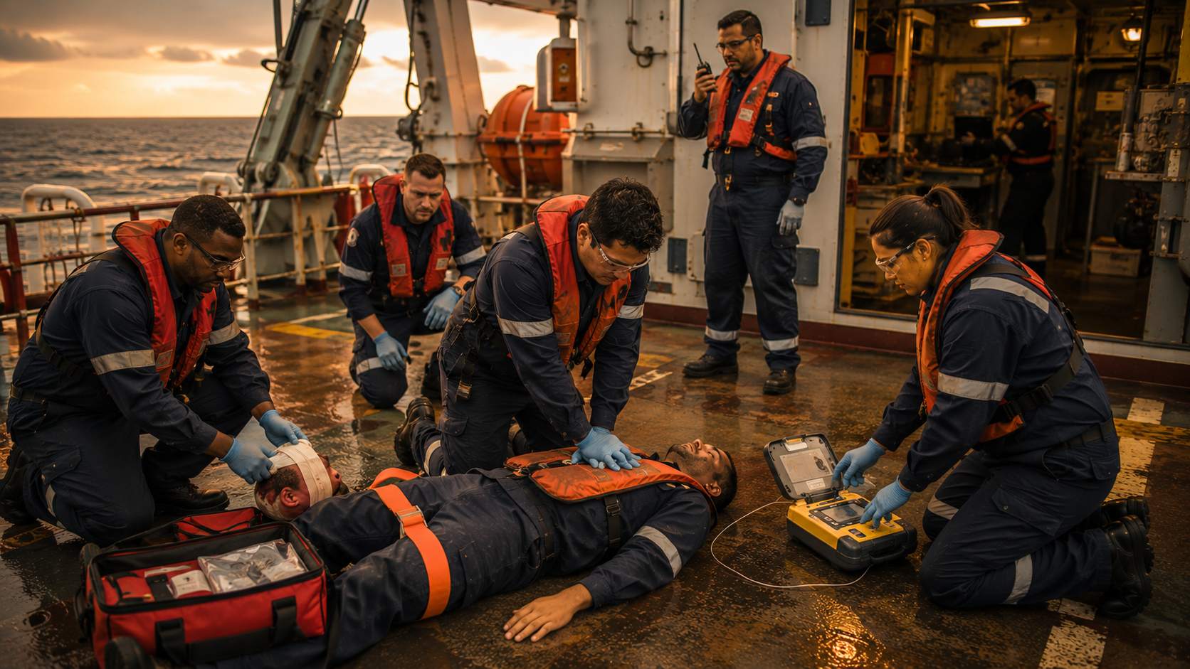 Boat Crew First Aid Training