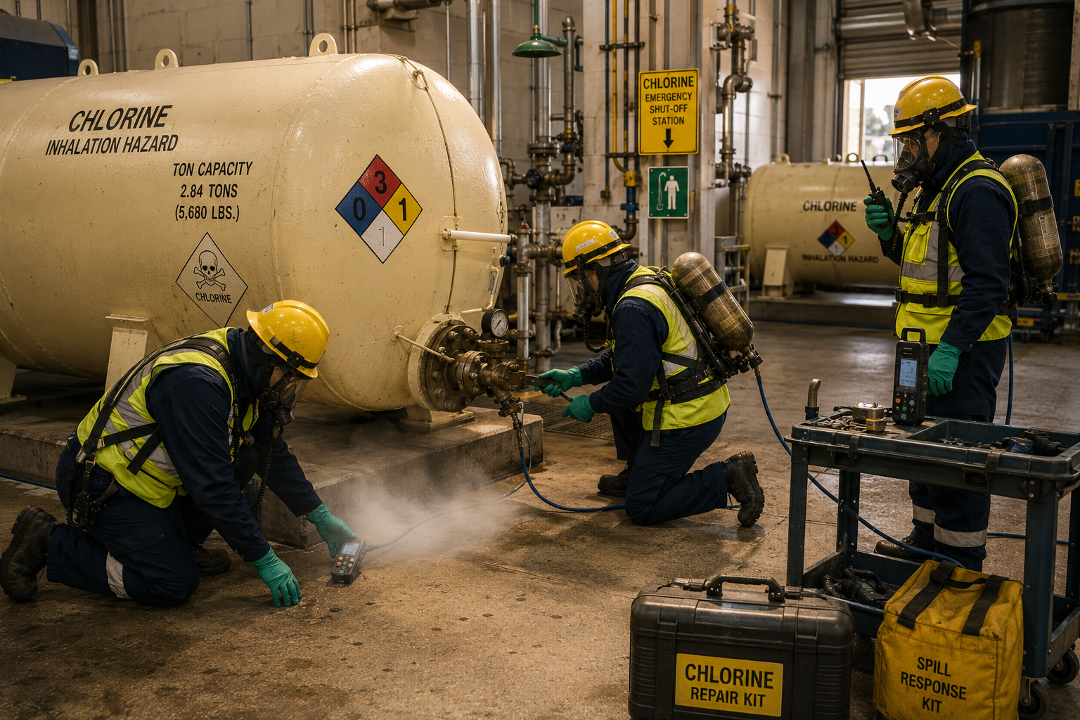 Chlorine Ton Cylinder Response