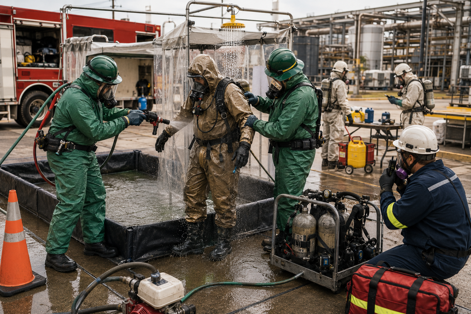 Decon Training (HAZMAT Operations)