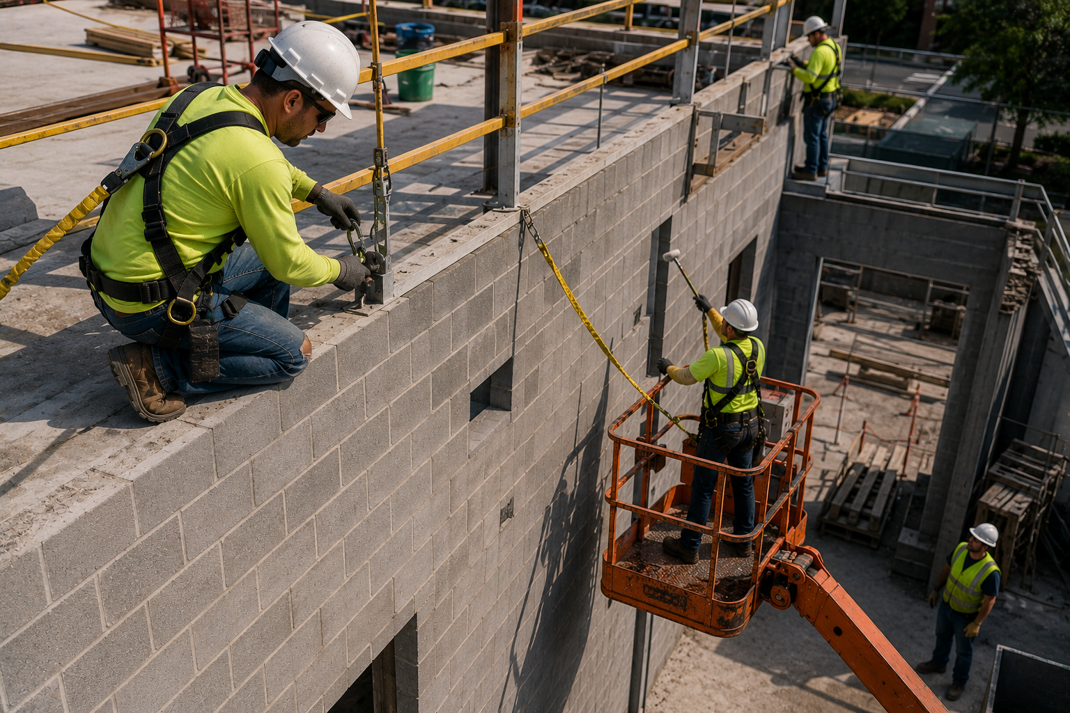 Fall Protection on High Walls