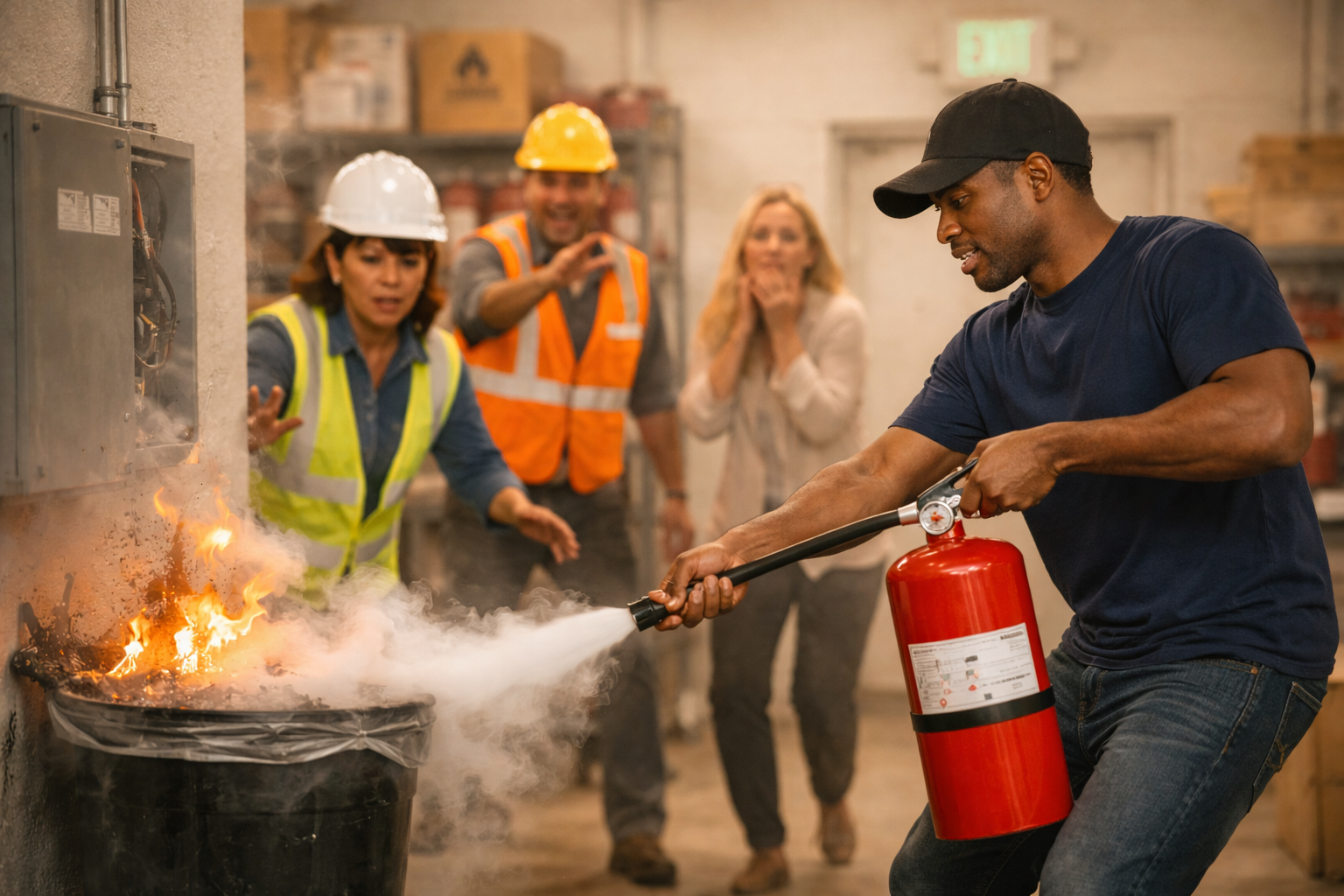 Fire Extinguisher Safety Training Incipient Stage Fire Fighting