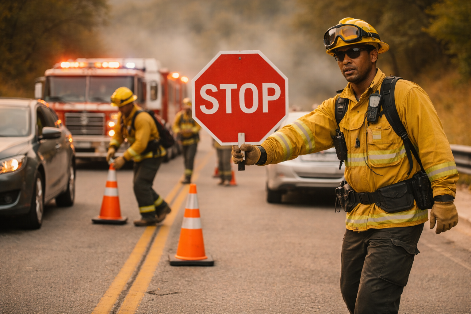 Fire Fighter-At Scene Traffic Safety