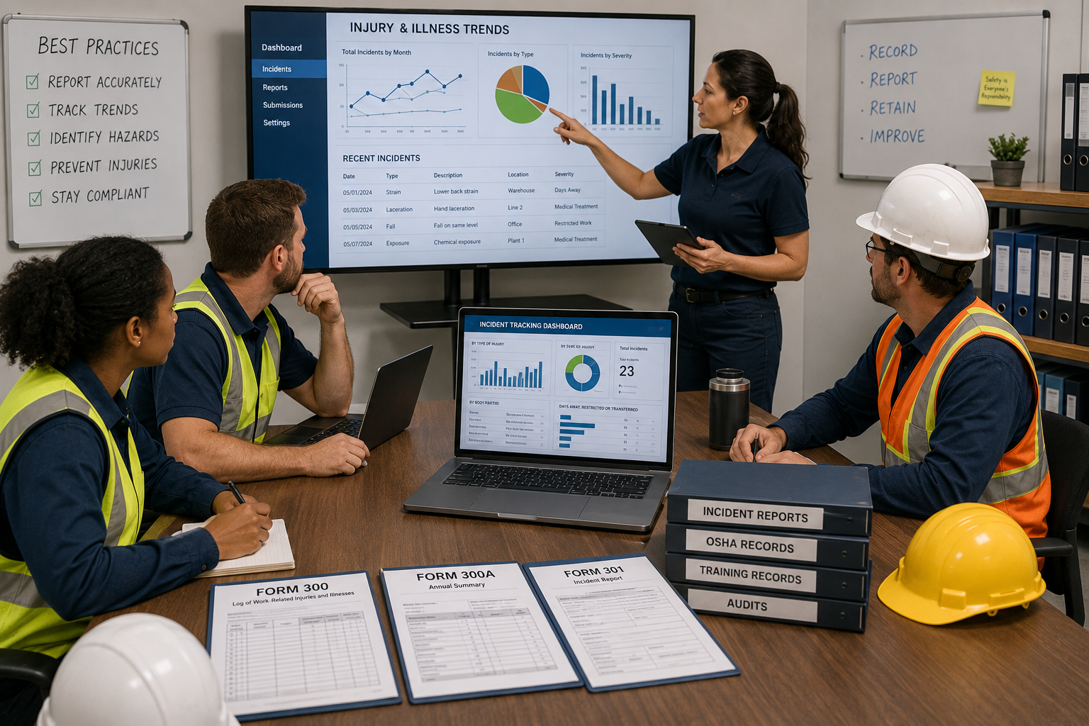 Recording, Reporting, Record Keeping-OSHA