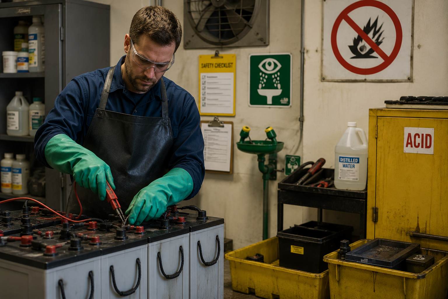 Valve Regulated Lead Acid Battery Safety
